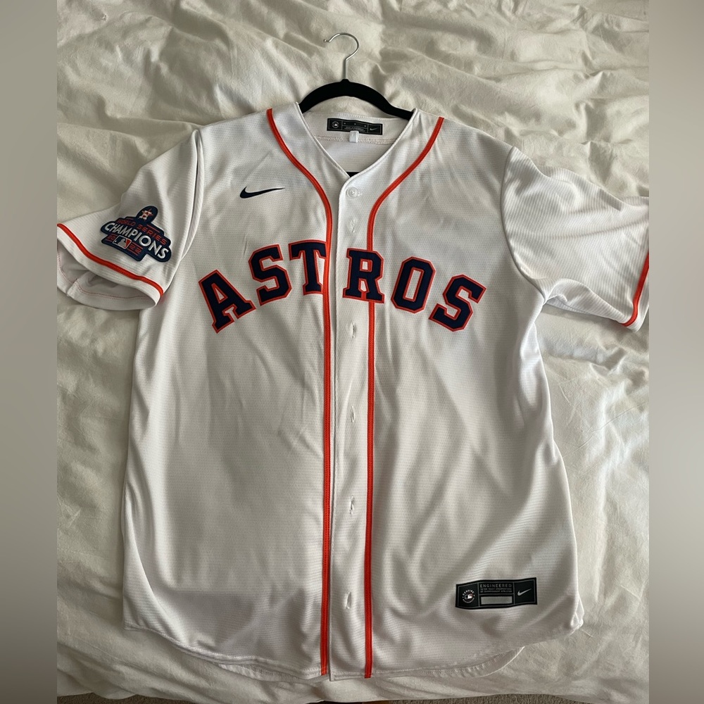 Astros jersey Pena World Series patch
